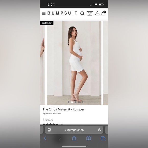 Bumpsuit Romper - Picture 2 of 4